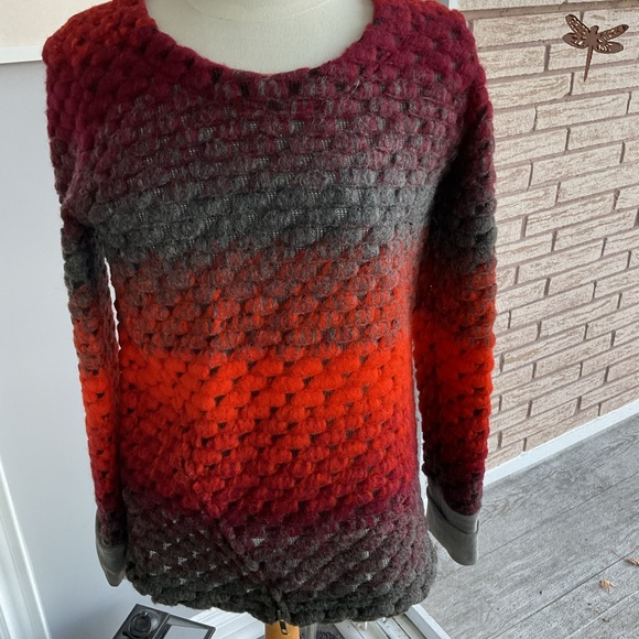 Waverly Grey Wool Blend Chunky Sweater - Picture 2 of 7